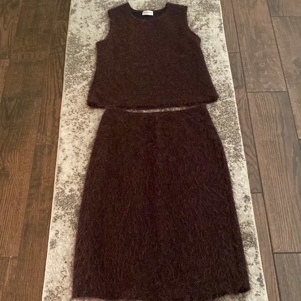 Two piece skirt outfit, soft and stretchy